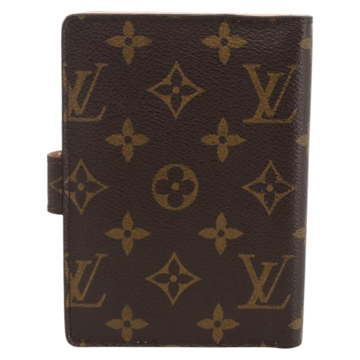 LOUIS VUITTON Monogram Agenda Koala PM Day Planner Cover Pink R21013 Auth LNZ435