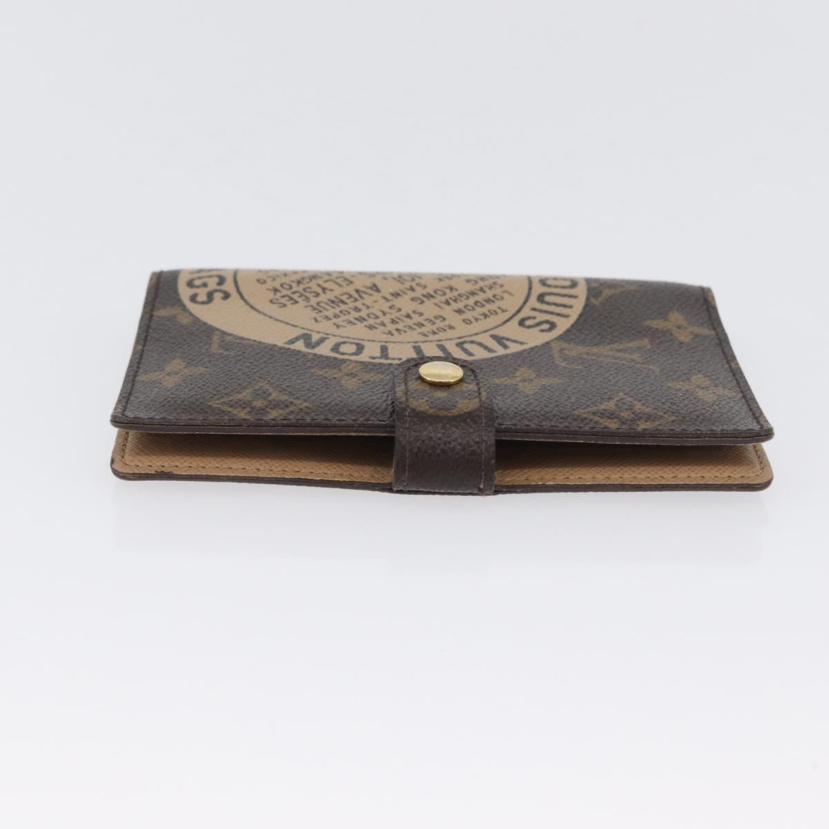 LOUIS VUITTON Monogram T&B Agenda PM Day Planner Cover R21039 LV Auth LNZ436