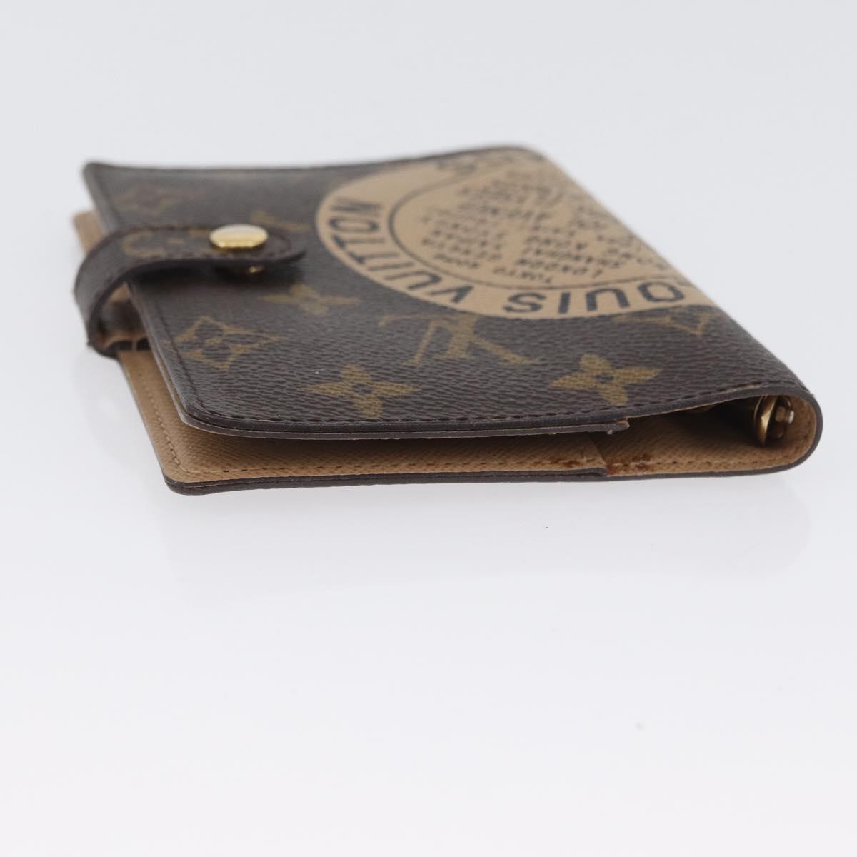 LOUIS VUITTON Monogram T&B Agenda PM Day Planner Cover R21039 LV Auth LNZ436