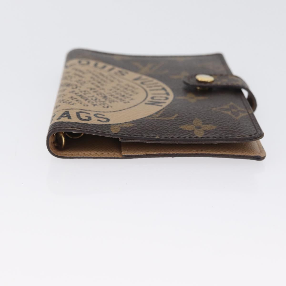 LOUIS VUITTON Monogram T&B Agenda PM Day Planner Cover R21039 LV Auth LNZ436