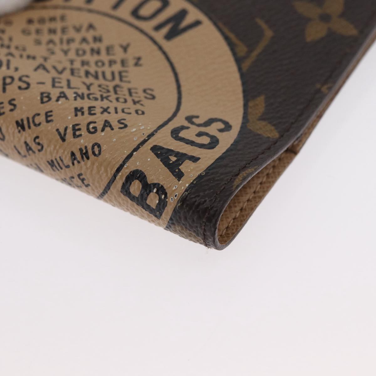 LOUIS VUITTON Monogram T&B Agenda PM Day Planner Cover R21039 LV Auth LNZ436