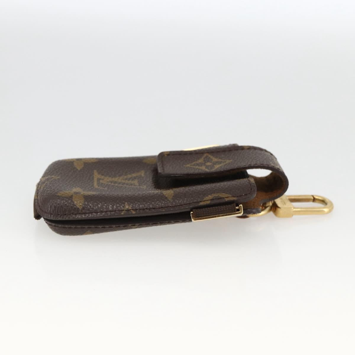 LOUIS VUITTON Etui Telephone International Cell Phone Case M63064 Auth LNZ438
