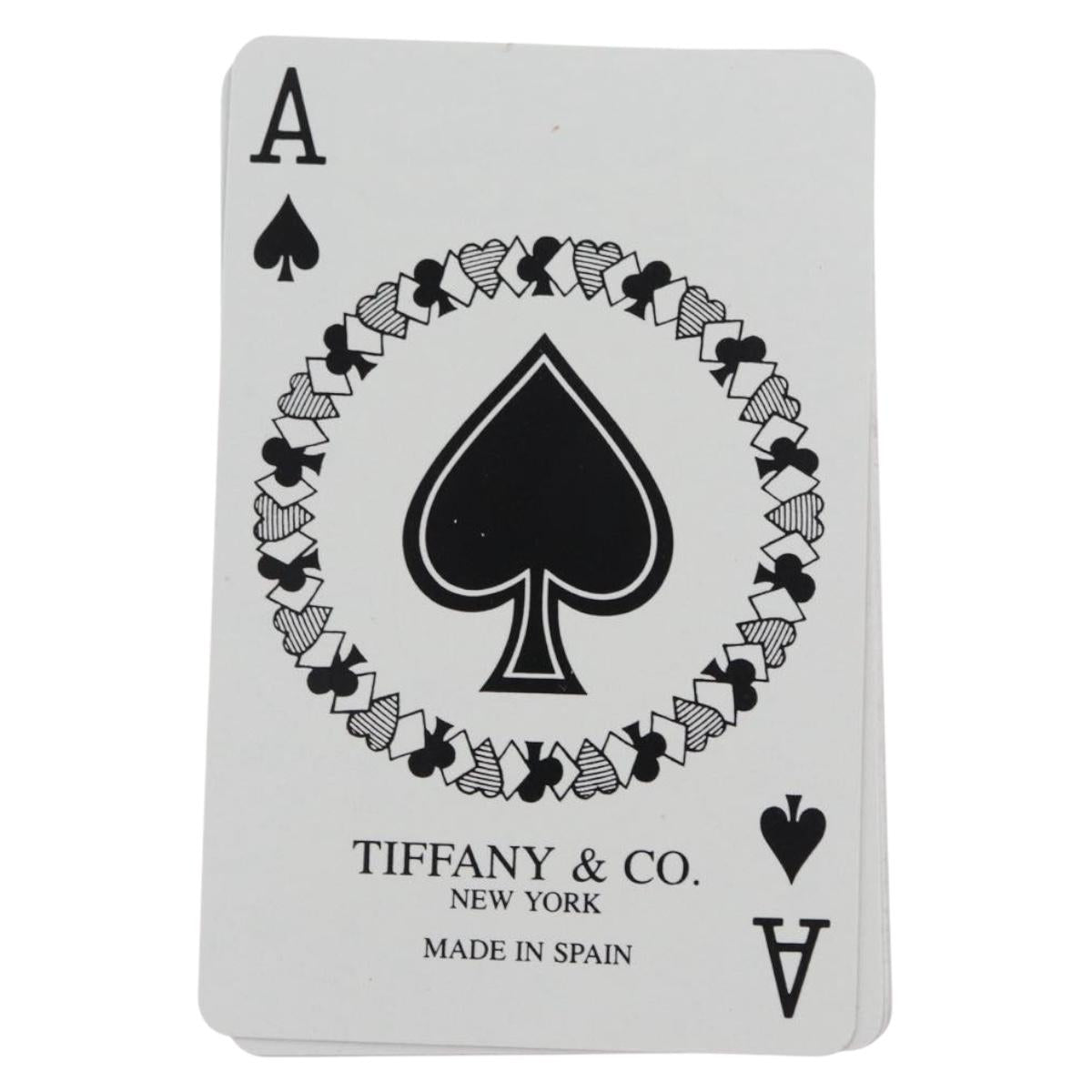 TIFFANY&Co. Playing Cards 2 Set Blue Red Auth LNZ444V