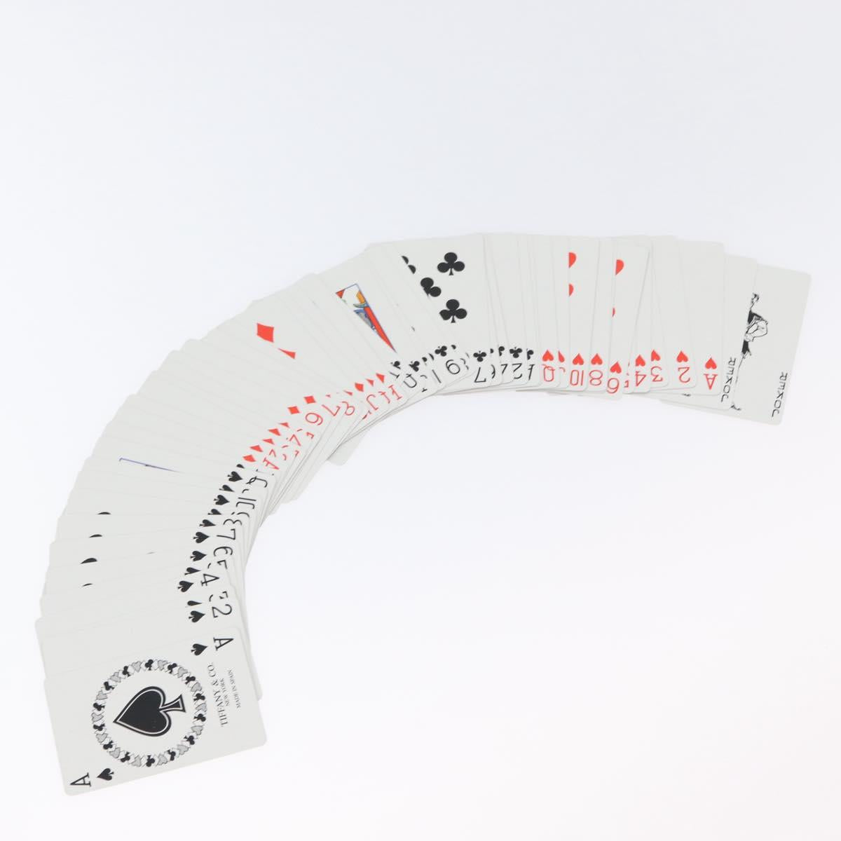 TIFFANY&Co. Playing Cards 2 Set Blue Red Auth LNZ444V