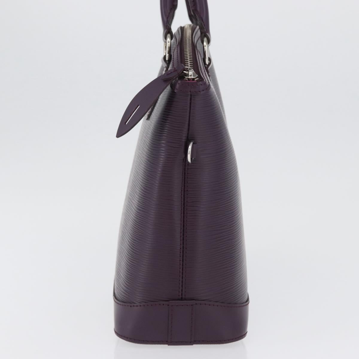 LOUIS VUITTON Epi Lockit PM Hand Bag Purple Cassis M4229K LV Auth LNZ463V
