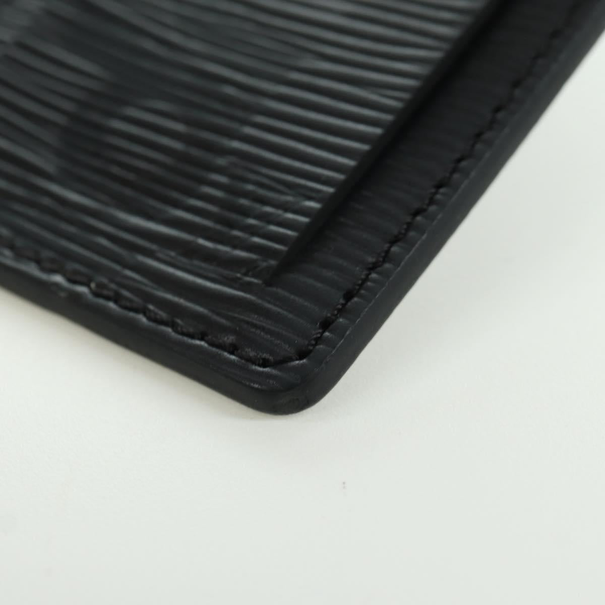 LOUIS VUITTON Epi LV × Supreme Name Tag Black M67726 LV Auth LNZ468M