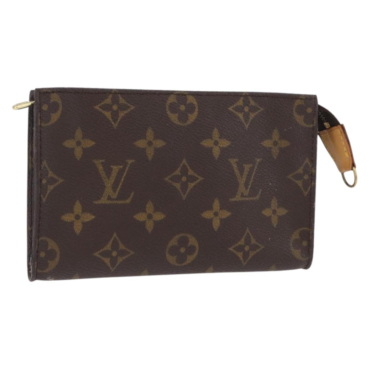 LOUIS VUITTON Monogram Bucket PM Accessory Pouch LV Auth LNZ469