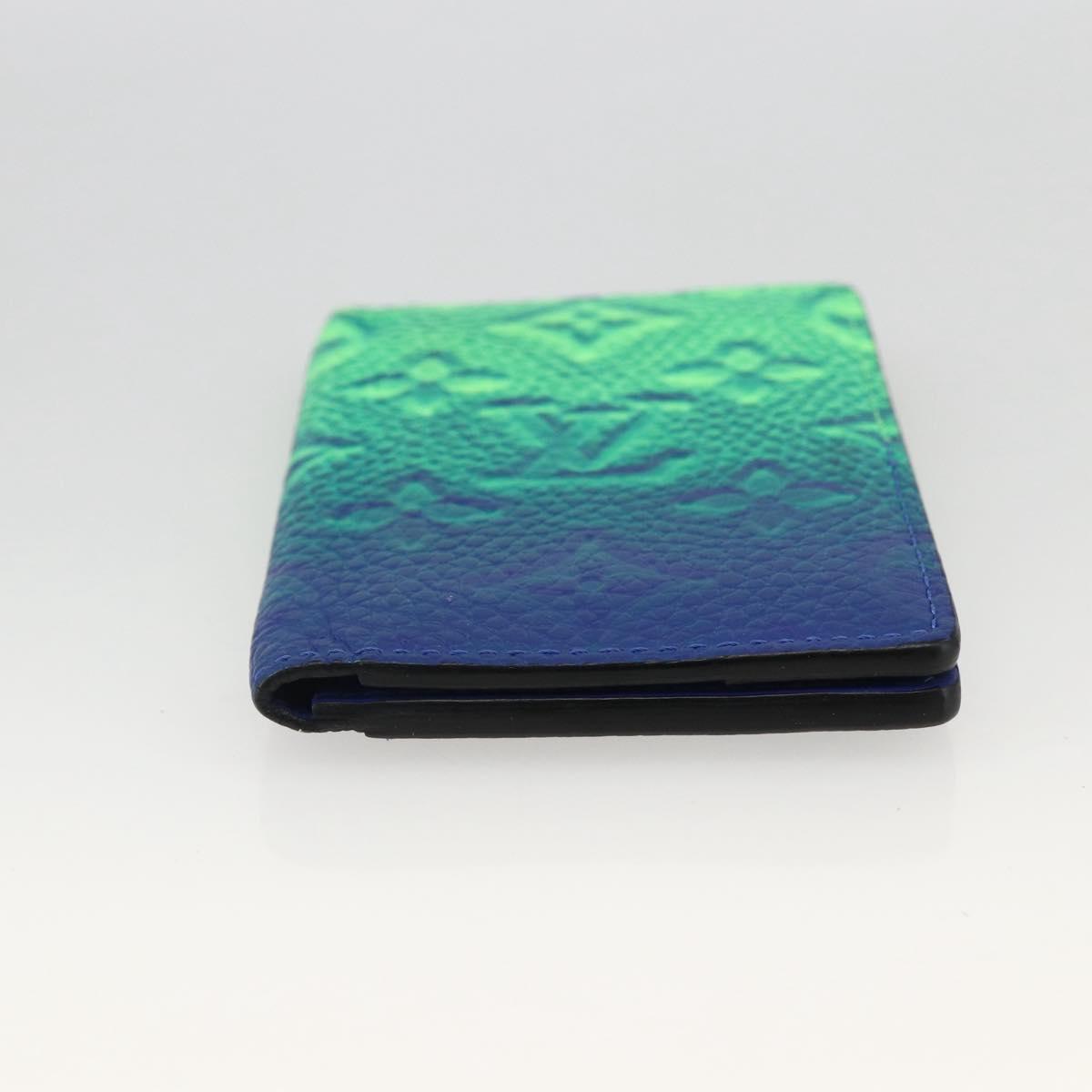 LOUIS VUITTON Taurillon Clemence Organizer Depoche NM M81258 Auth LNZ472SAM