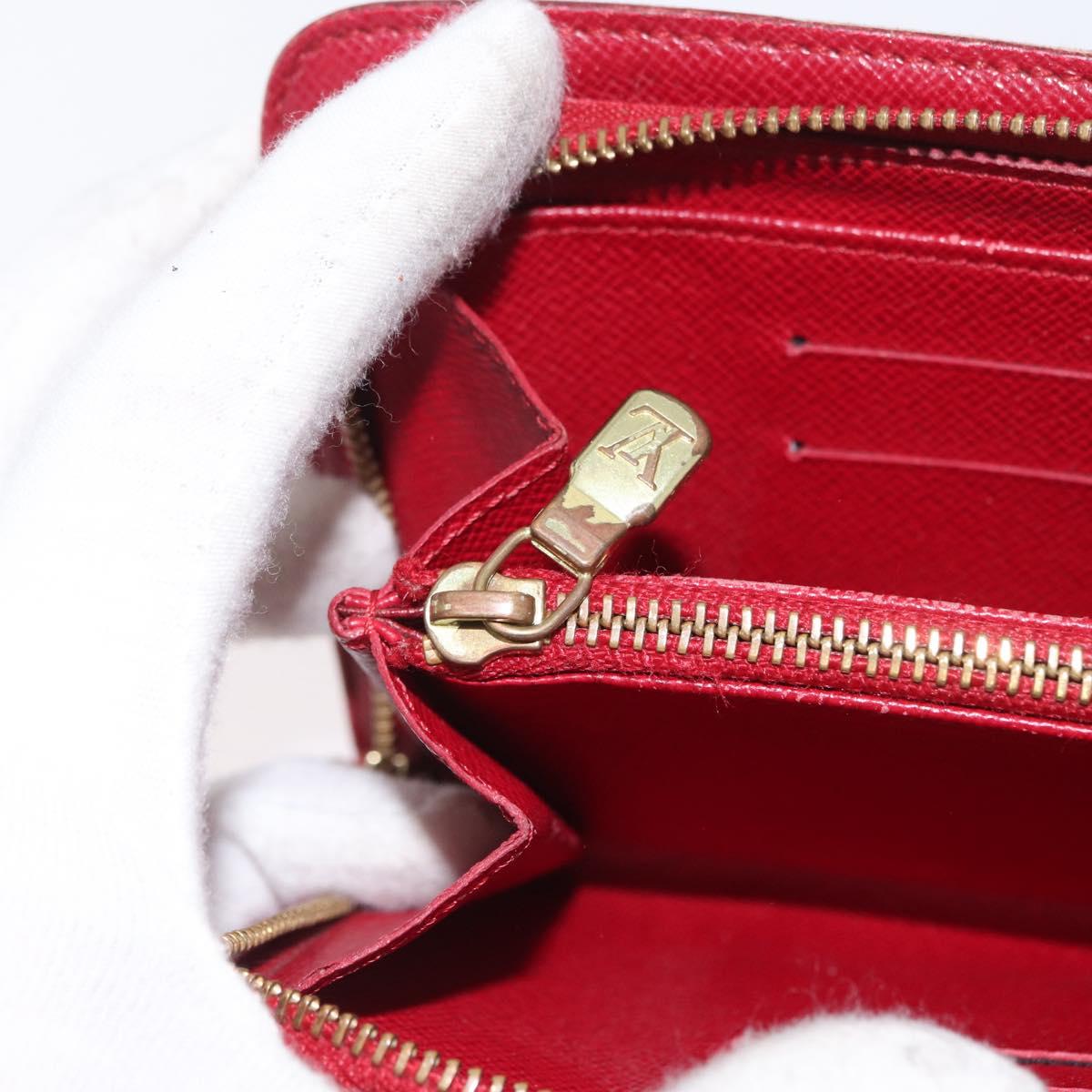 LOUIS VUITTON Monogram Cherry Porte Monnaie Zip Long Wallet M95006 Auth LNZ473