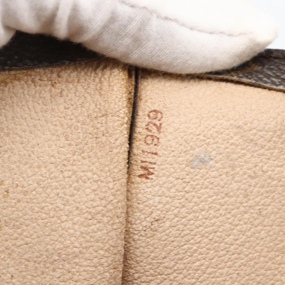 LOUIS VUITTON Monogram Sac Plat Hand Bag M51140 LV Auth LNZ485