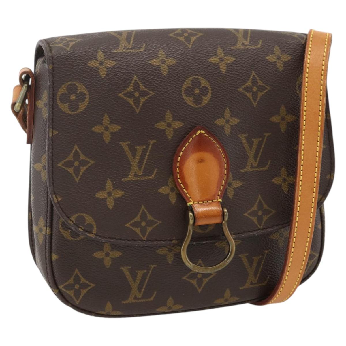 LOUIS VUITTON Monogram Saint Cloud MM Shoulder Bag M51243 LV Auth LNZ492