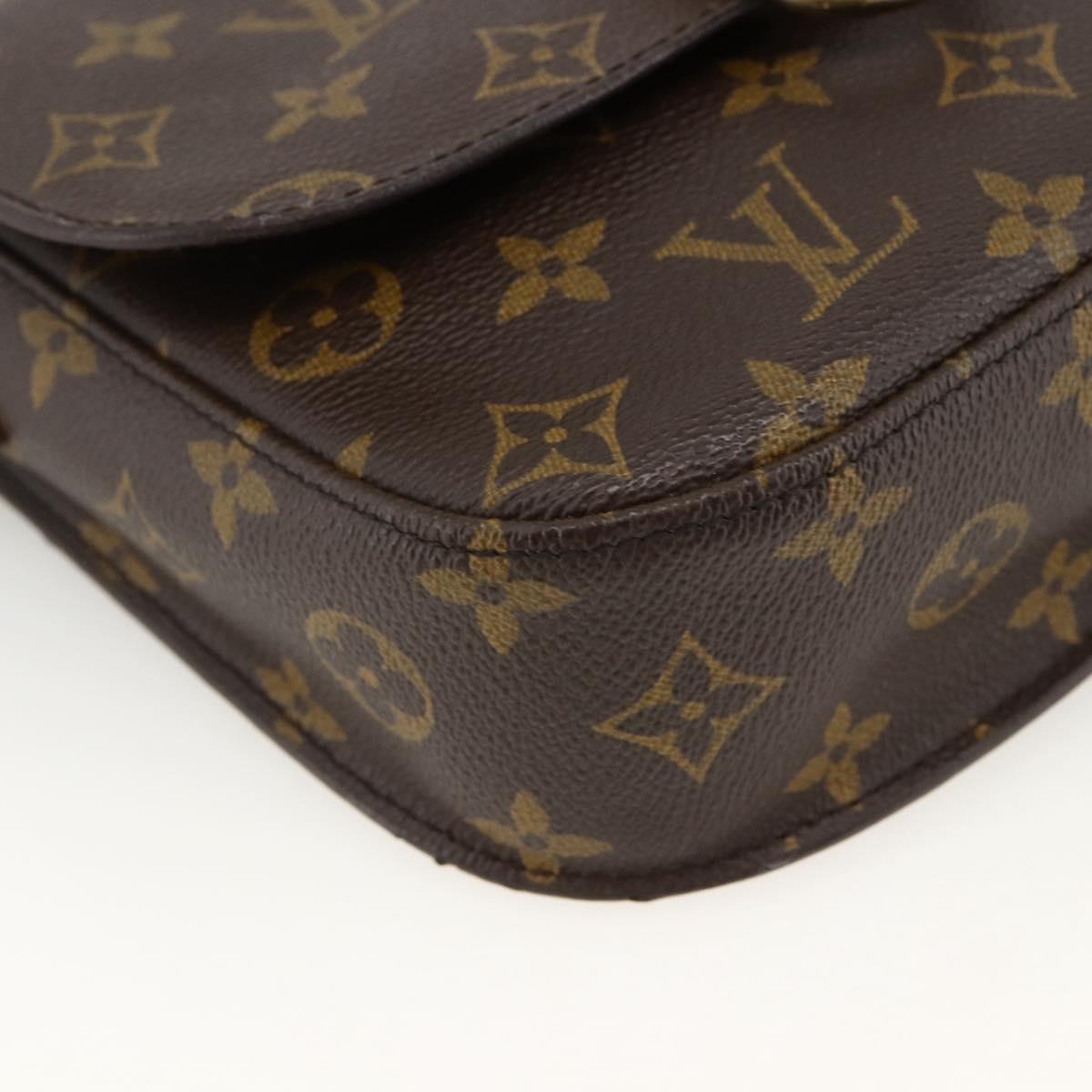 LOUIS VUITTON Monogram Saint Cloud MM Shoulder Bag M51243 LV Auth LNZ492
