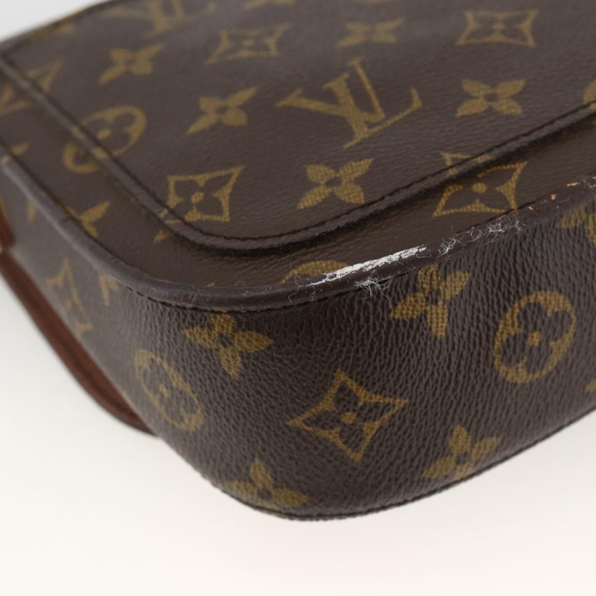 LOUIS VUITTON Monogram Saint Cloud MM Shoulder Bag M51243 LV Auth LNZ492