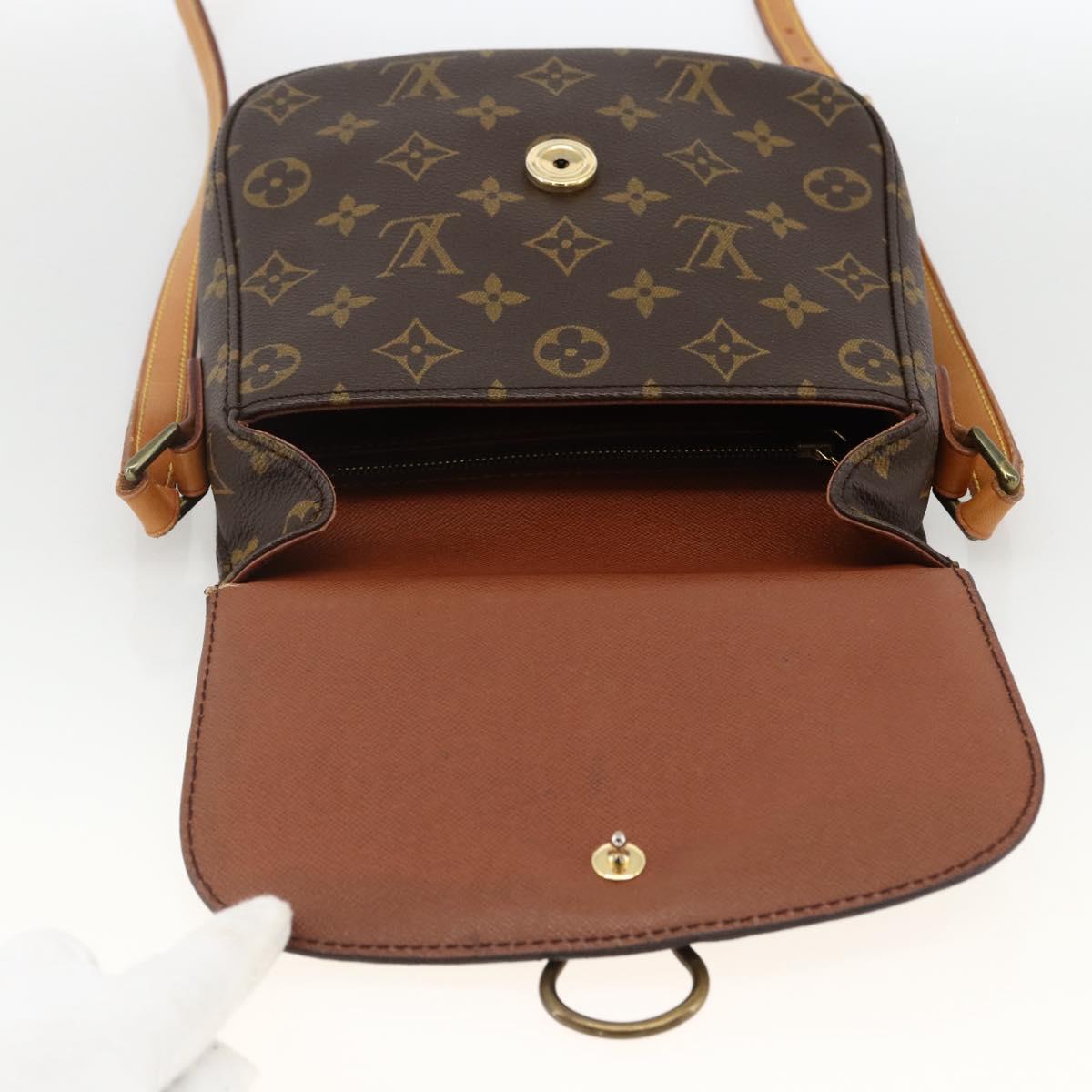 LOUIS VUITTON Monogram Saint Cloud MM Shoulder Bag M51243 LV Auth LNZ492