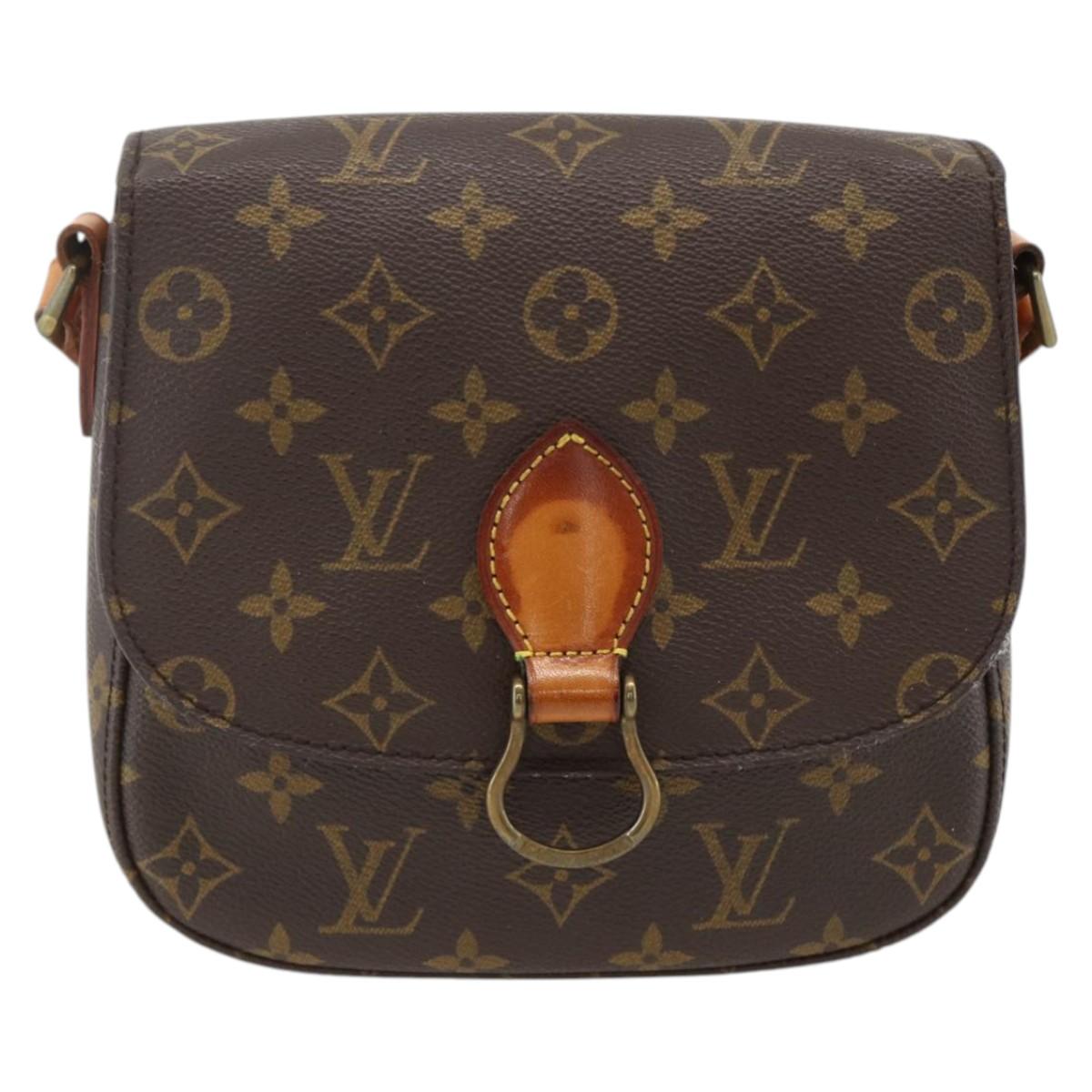 LOUIS VUITTON Monogram Saint Cloud MM Shoulder Bag M51243 LV Auth LNZ492