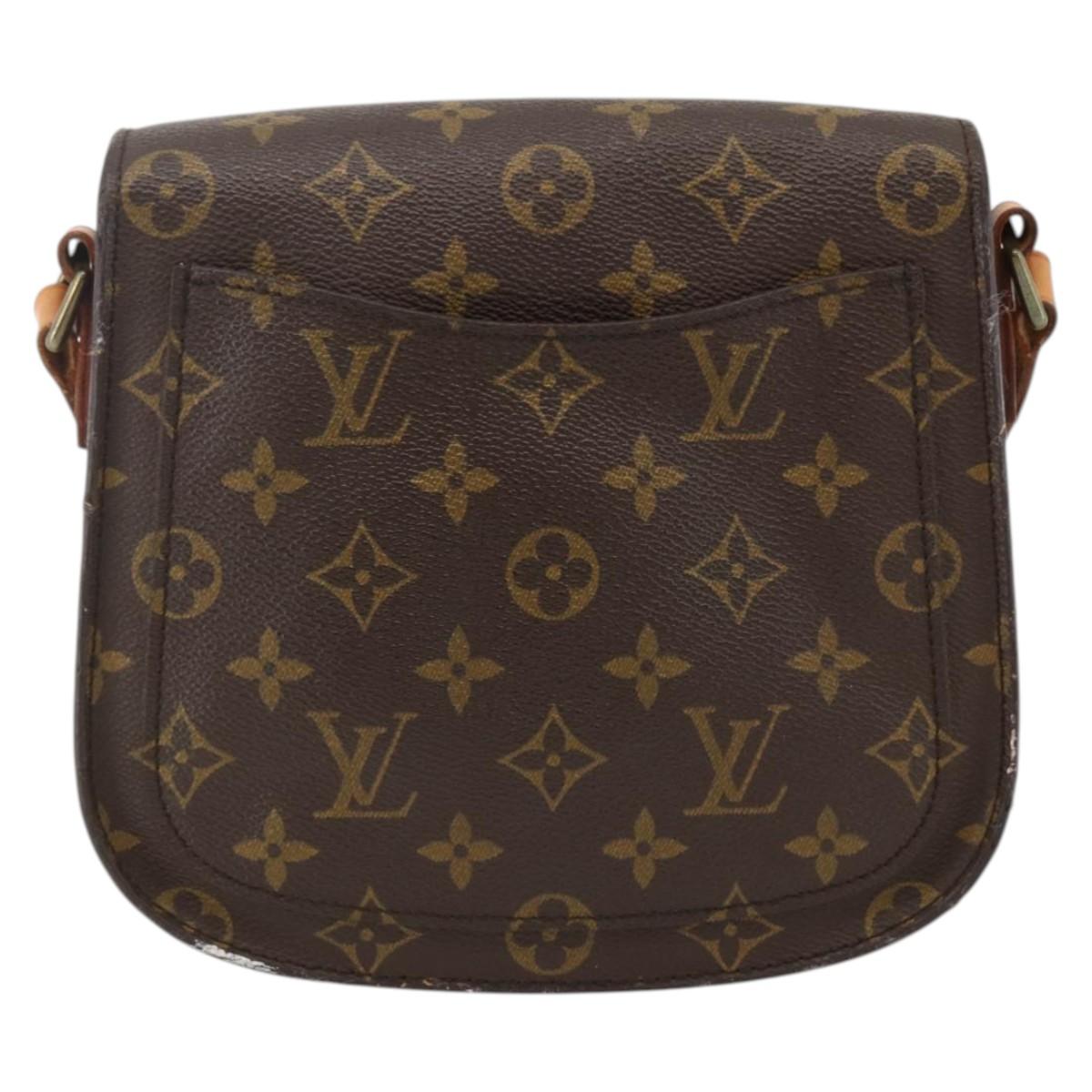LOUIS VUITTON Monogram Saint Cloud MM Shoulder Bag M51243 LV Auth LNZ492