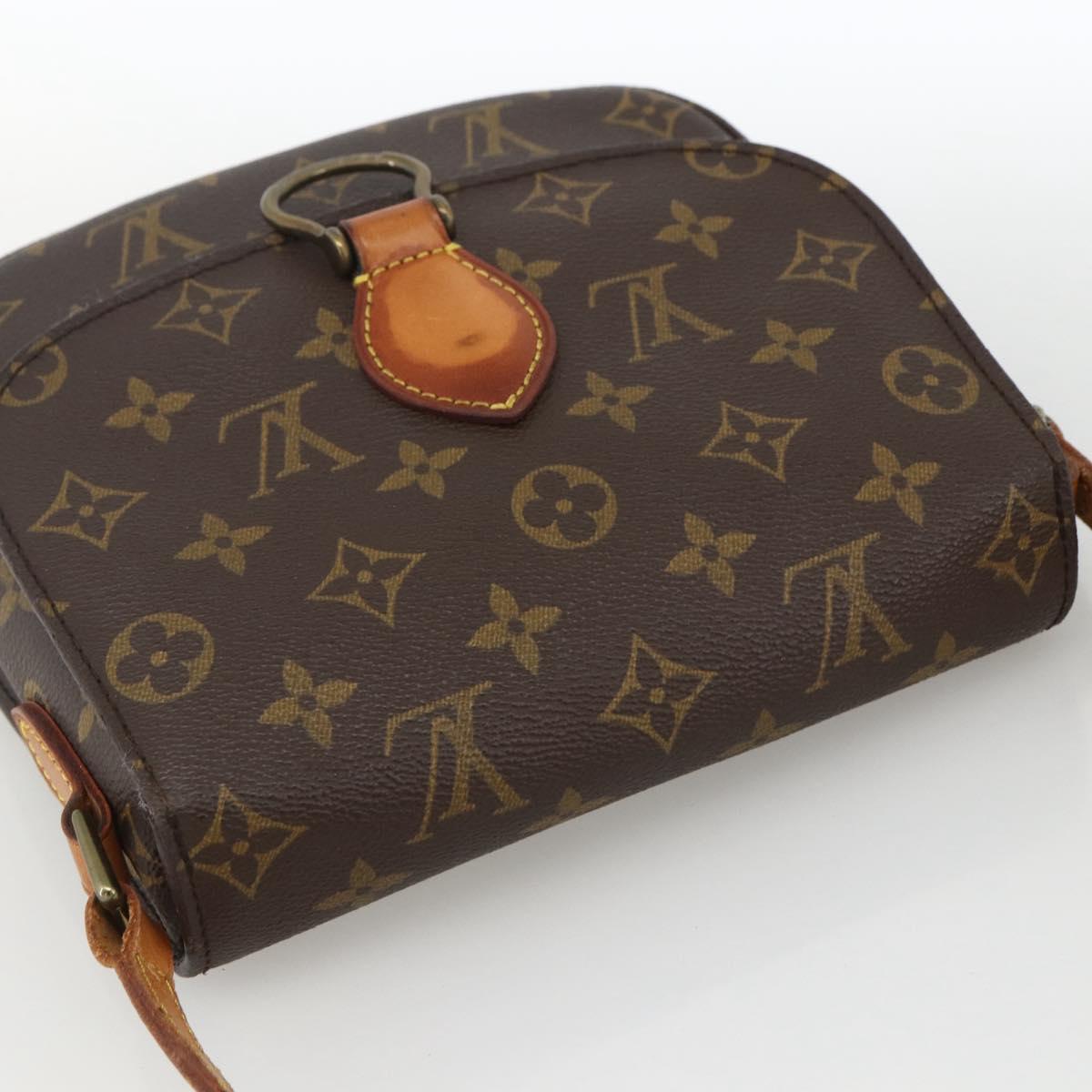 LOUIS VUITTON Monogram Saint Cloud MM Shoulder Bag M51243 LV Auth LNZ492