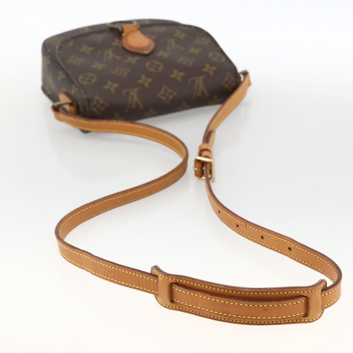 LOUIS VUITTON Monogram Saint Cloud MM Shoulder Bag M51243 LV Auth LNZ492