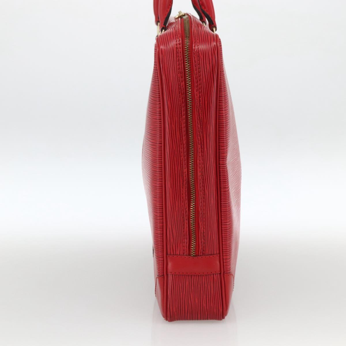 LOUIS VUITTON Epi Porte Documents Voyage Business Bag Red M54477 LV Auth LNZ498