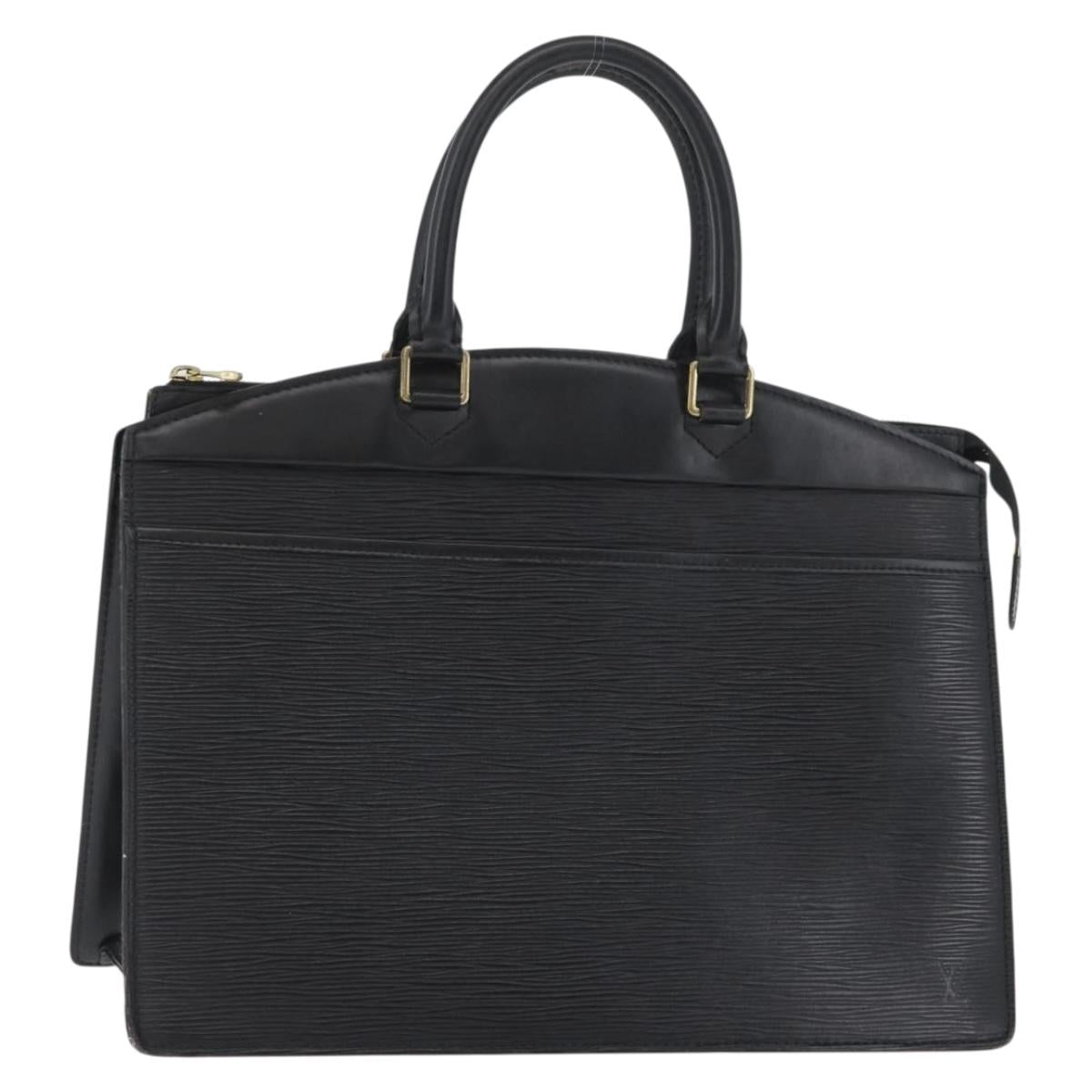 LOUIS VUITTON Epi Riviera Hand Bag Noir Black M48182 LV Auth LNZ499
