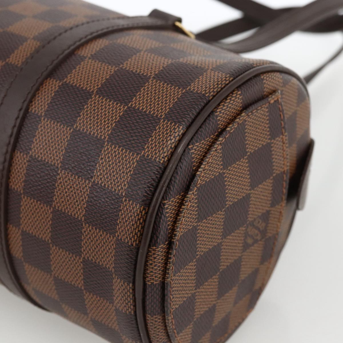 LOUIS VUITTON Damier Ebene Papillon 30 Hand Bag N51303 LV Auth LNZ506M
