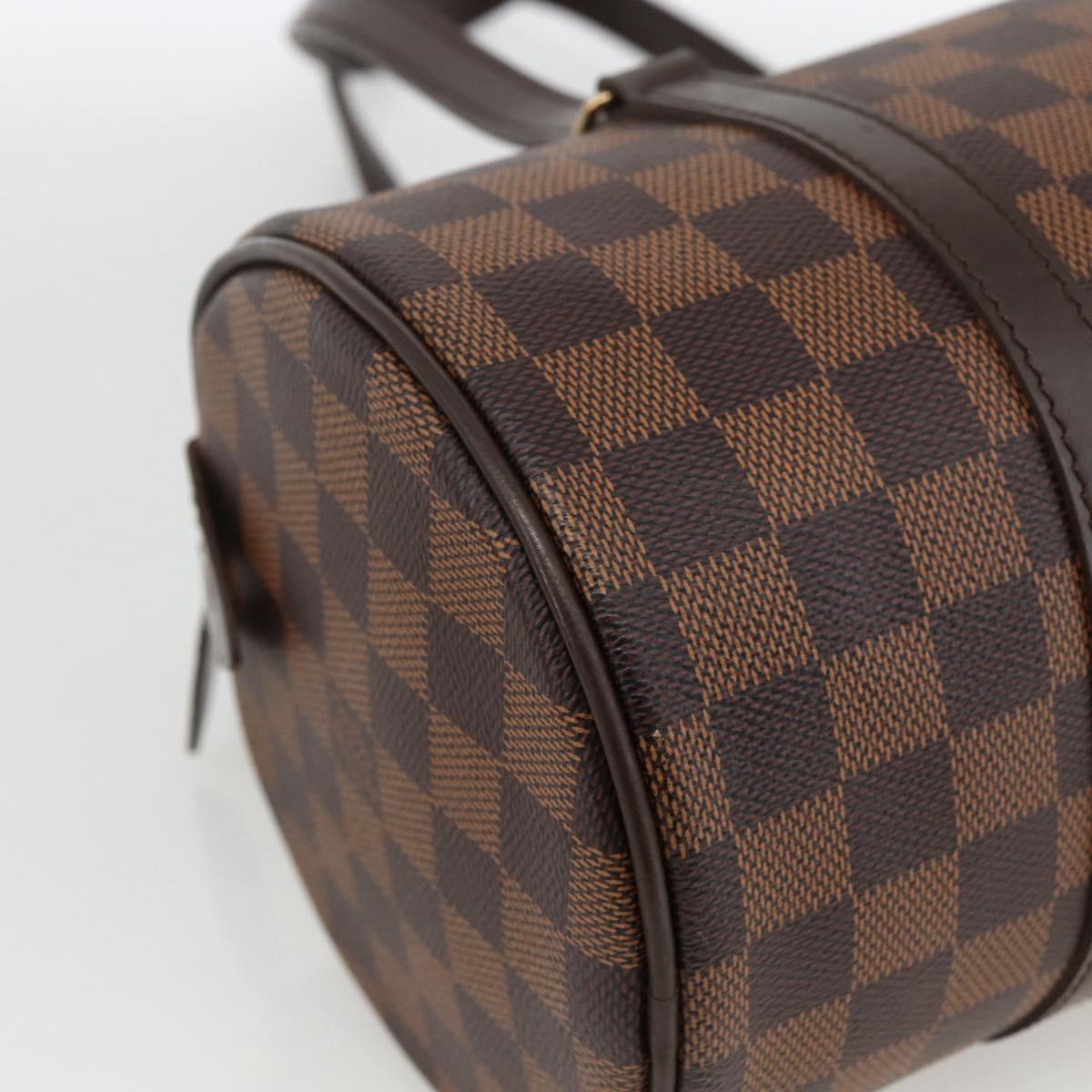 LOUIS VUITTON Damier Ebene Papillon 30 Hand Bag N51303 LV Auth LNZ506M
