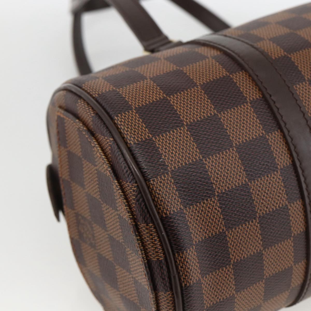 LOUIS VUITTON Damier Ebene Papillon 30 Hand Bag N51303 LV Auth LNZ506M