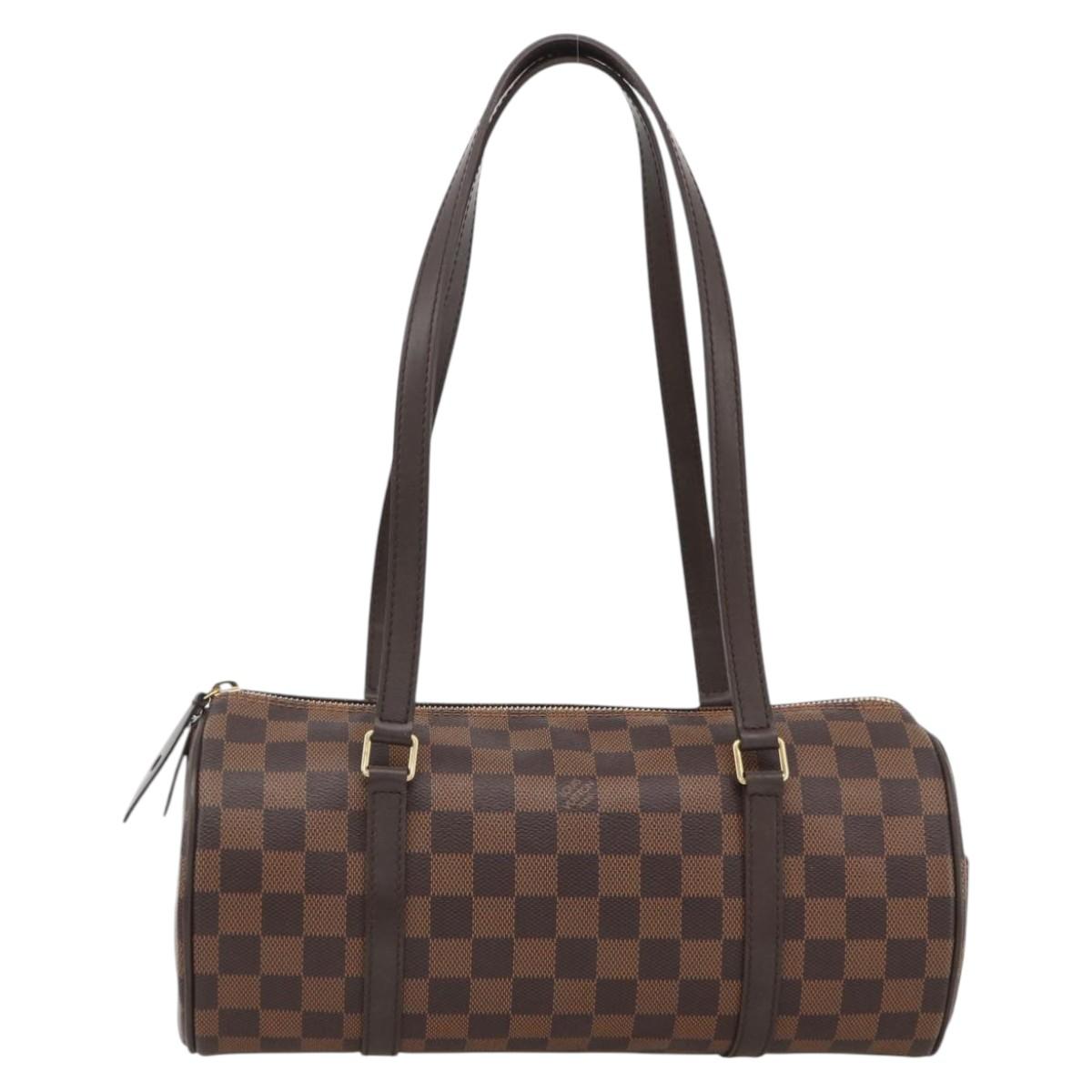LOUIS VUITTON Damier Ebene Papillon 30 Hand Bag N51303 LV Auth LNZ506M