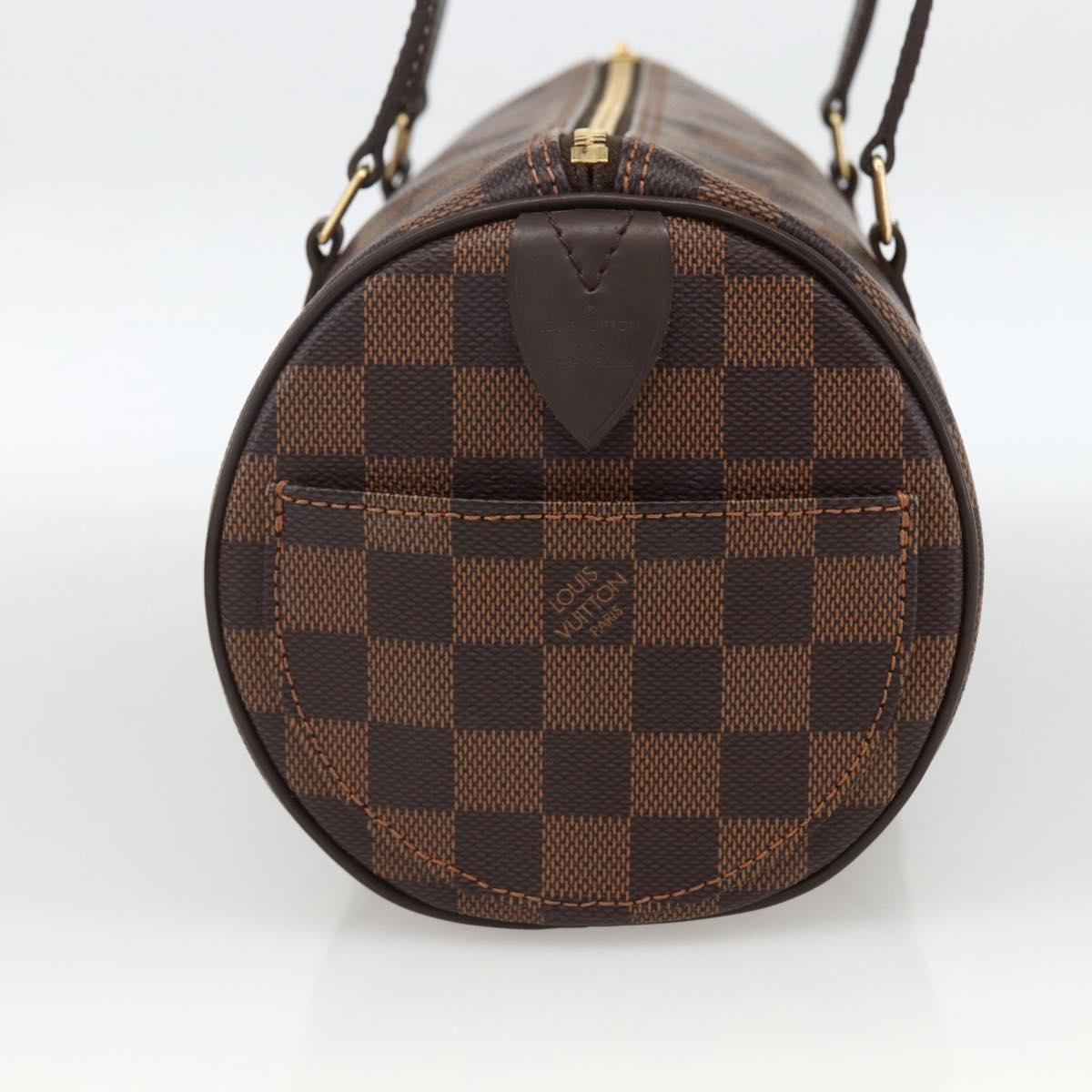 LOUIS VUITTON Damier Ebene Papillon 30 Hand Bag N51303 LV Auth LNZ506M