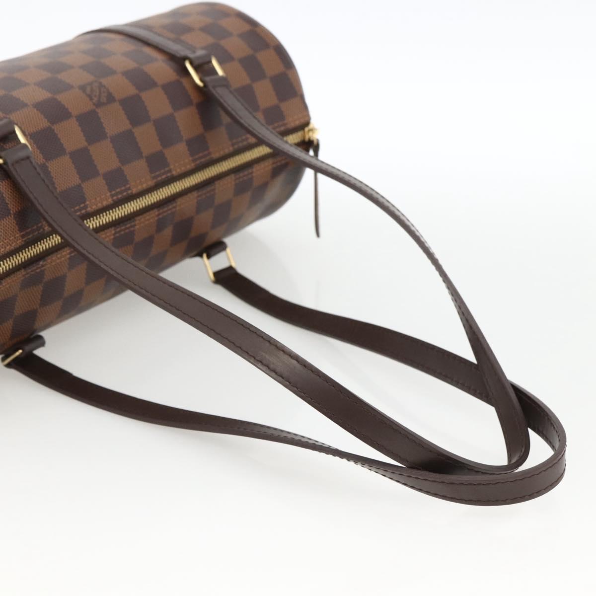 LOUIS VUITTON Damier Ebene Papillon 30 Hand Bag N51303 LV Auth LNZ506M