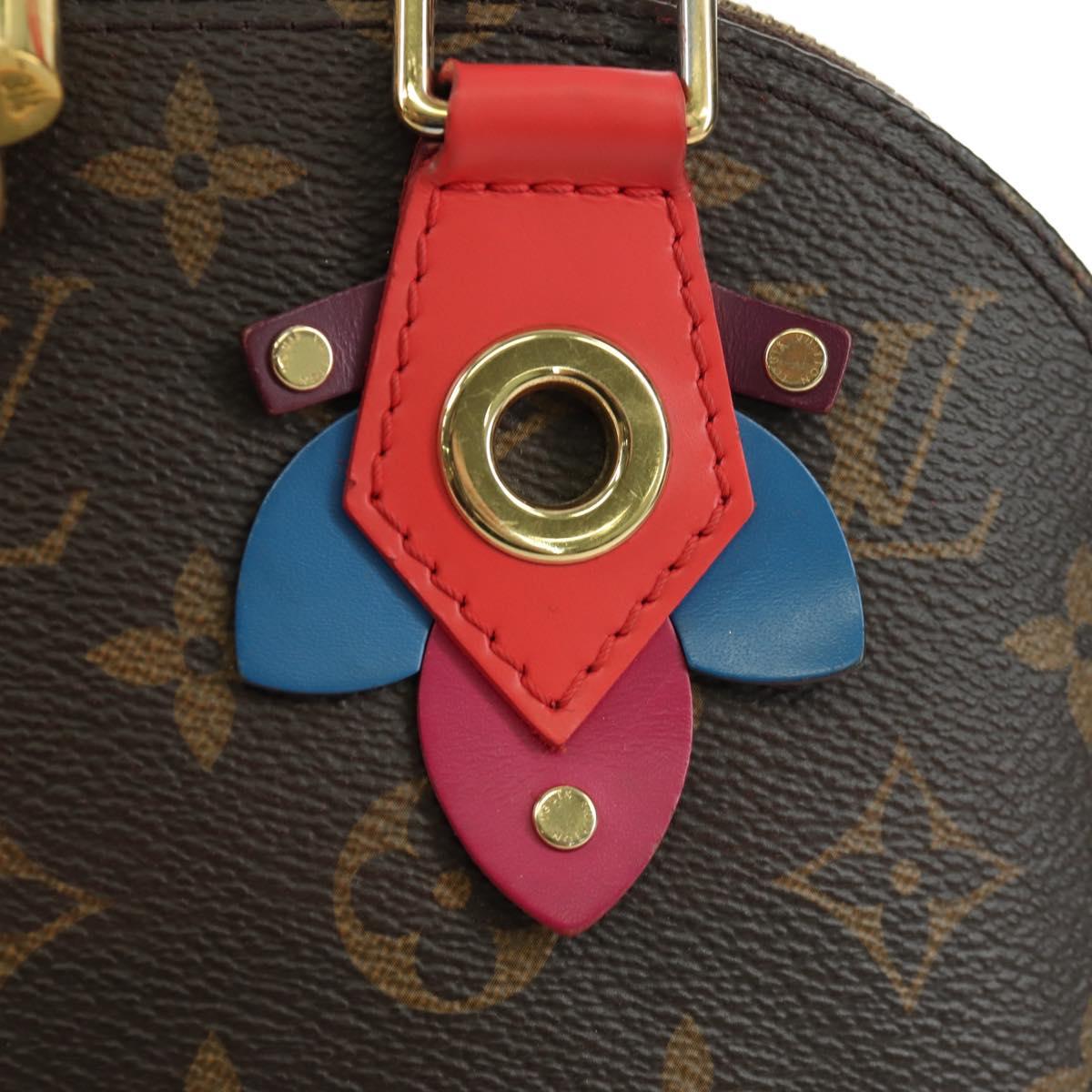 LOUIS VUITTON Monogram Totem Alma BB Hand Bag Red M41659 LV Auth LNZ513SAM