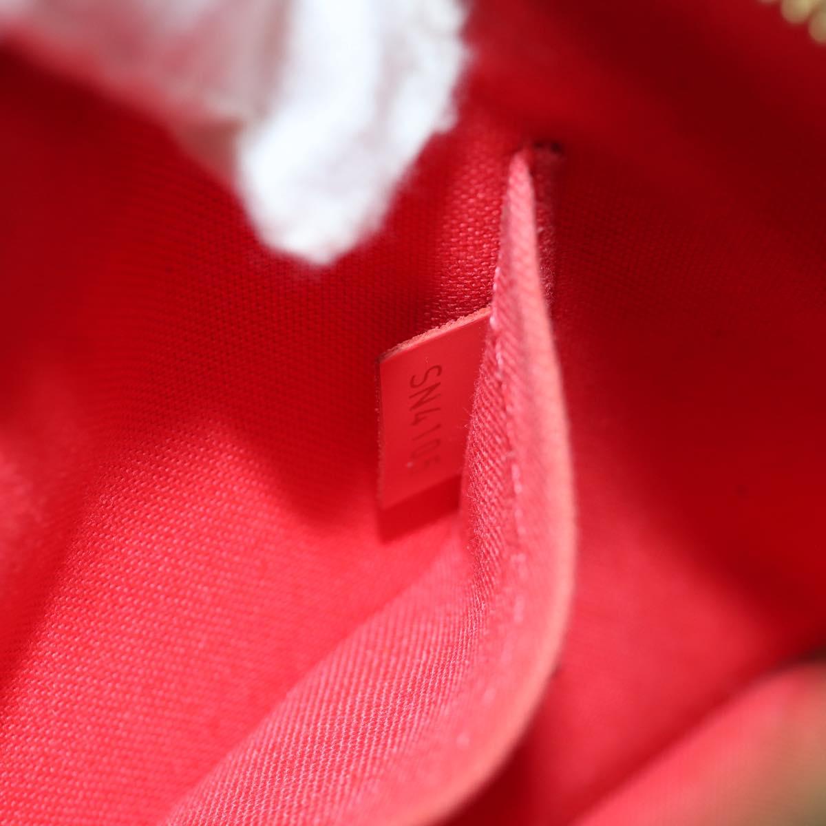 LOUIS VUITTON Monogram Totem Alma BB Hand Bag Red M41659 LV Auth LNZ513SAM