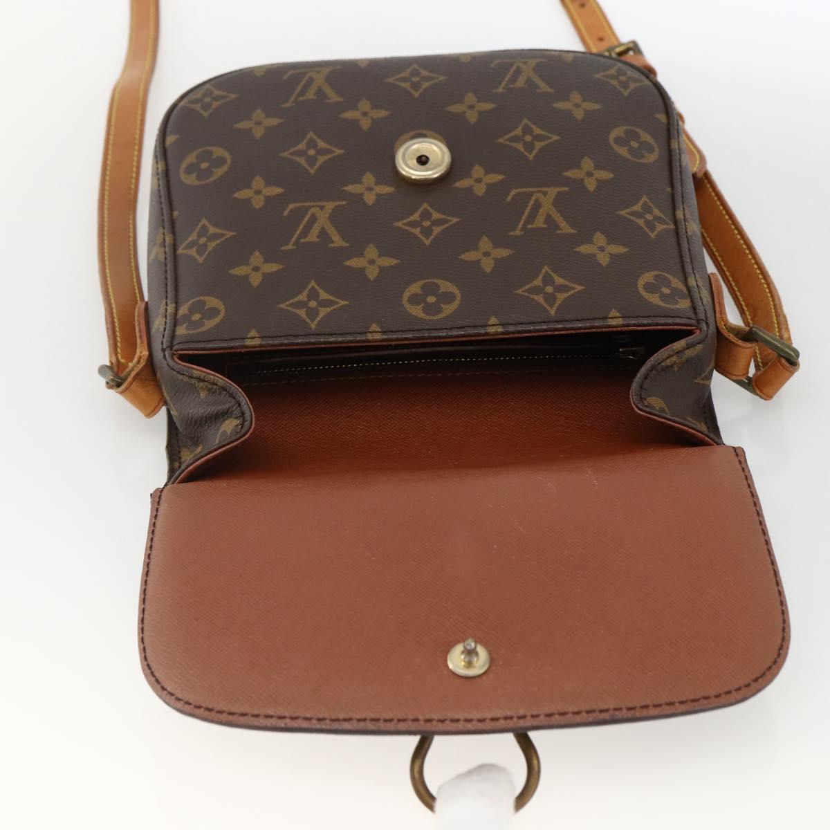 LOUIS VUITTON Monogram Saint Cloud MM Shoulder Bag M51243 LV Auth LNZ519