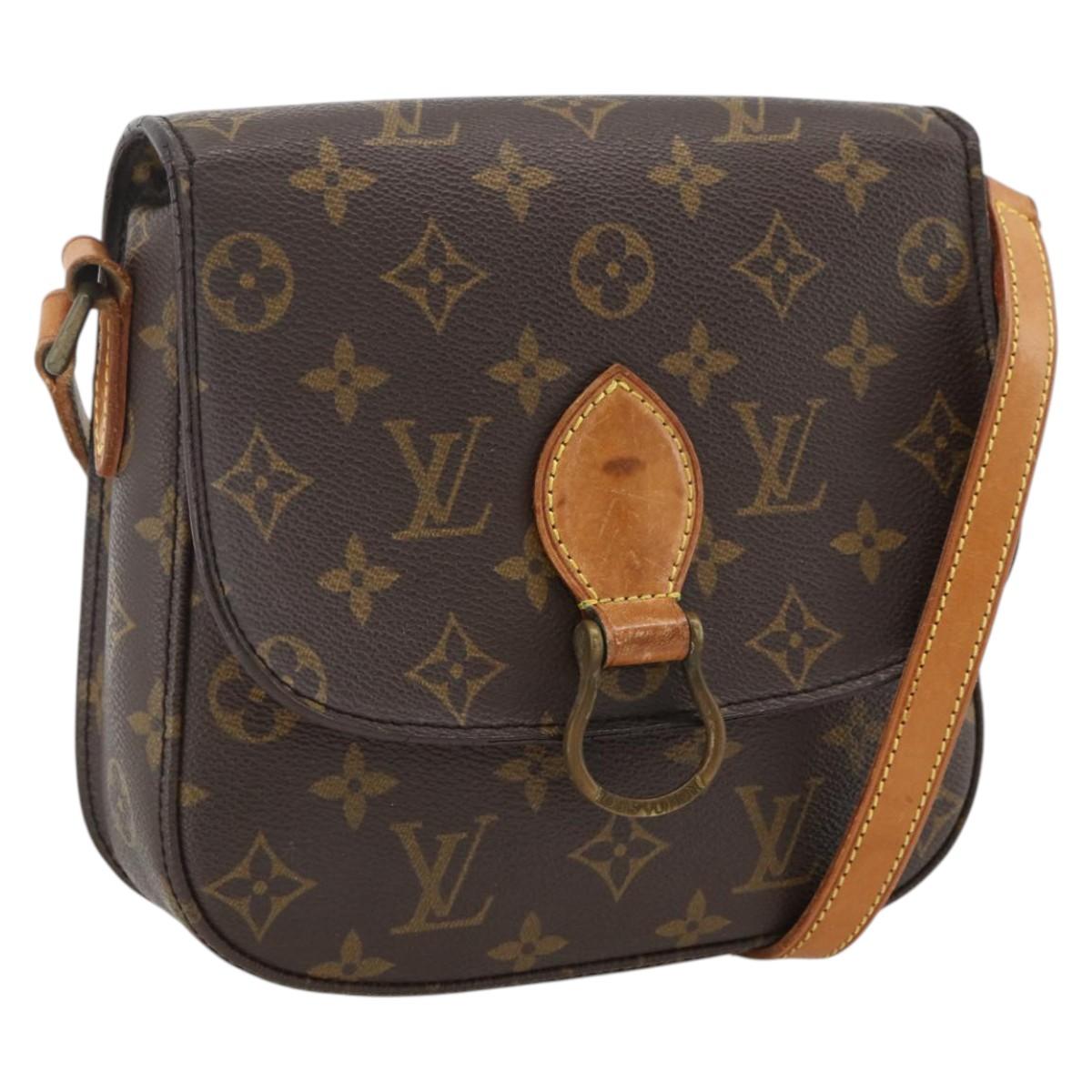LOUIS VUITTON Monogram Saint Cloud MM Shoulder Bag M51243 LV Auth LNZ519