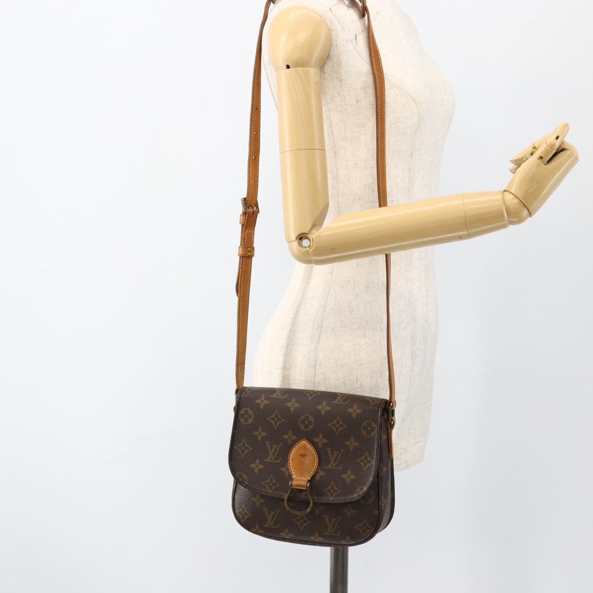 LOUIS VUITTON Monogram Saint Cloud MM Shoulder Bag M51243 LV Auth LNZ519