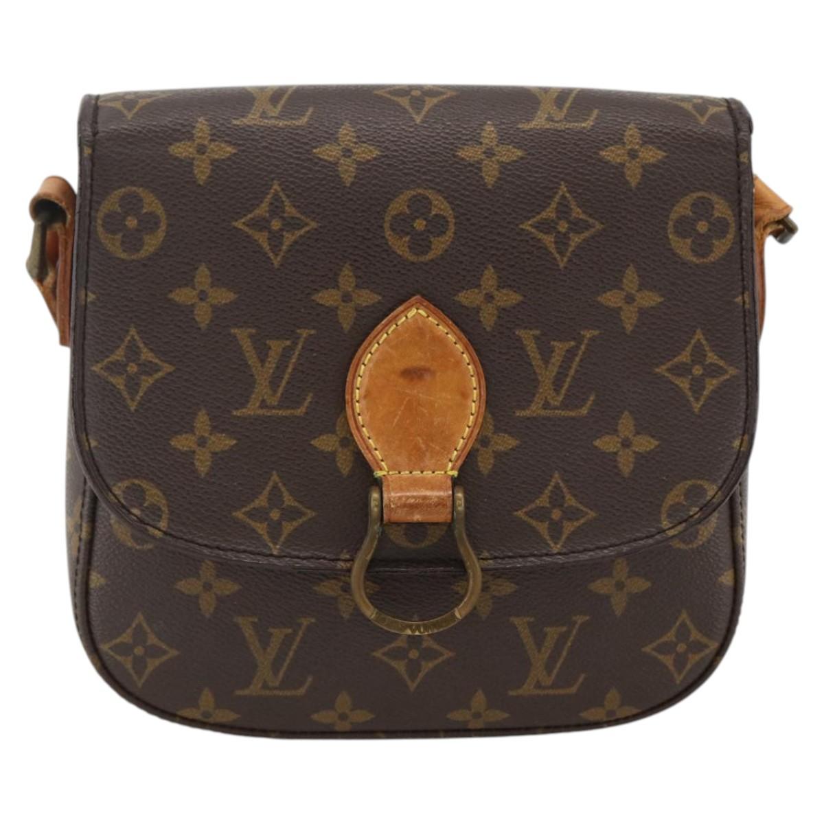 LOUIS VUITTON Monogram Saint Cloud MM Shoulder Bag M51243 LV Auth LNZ519