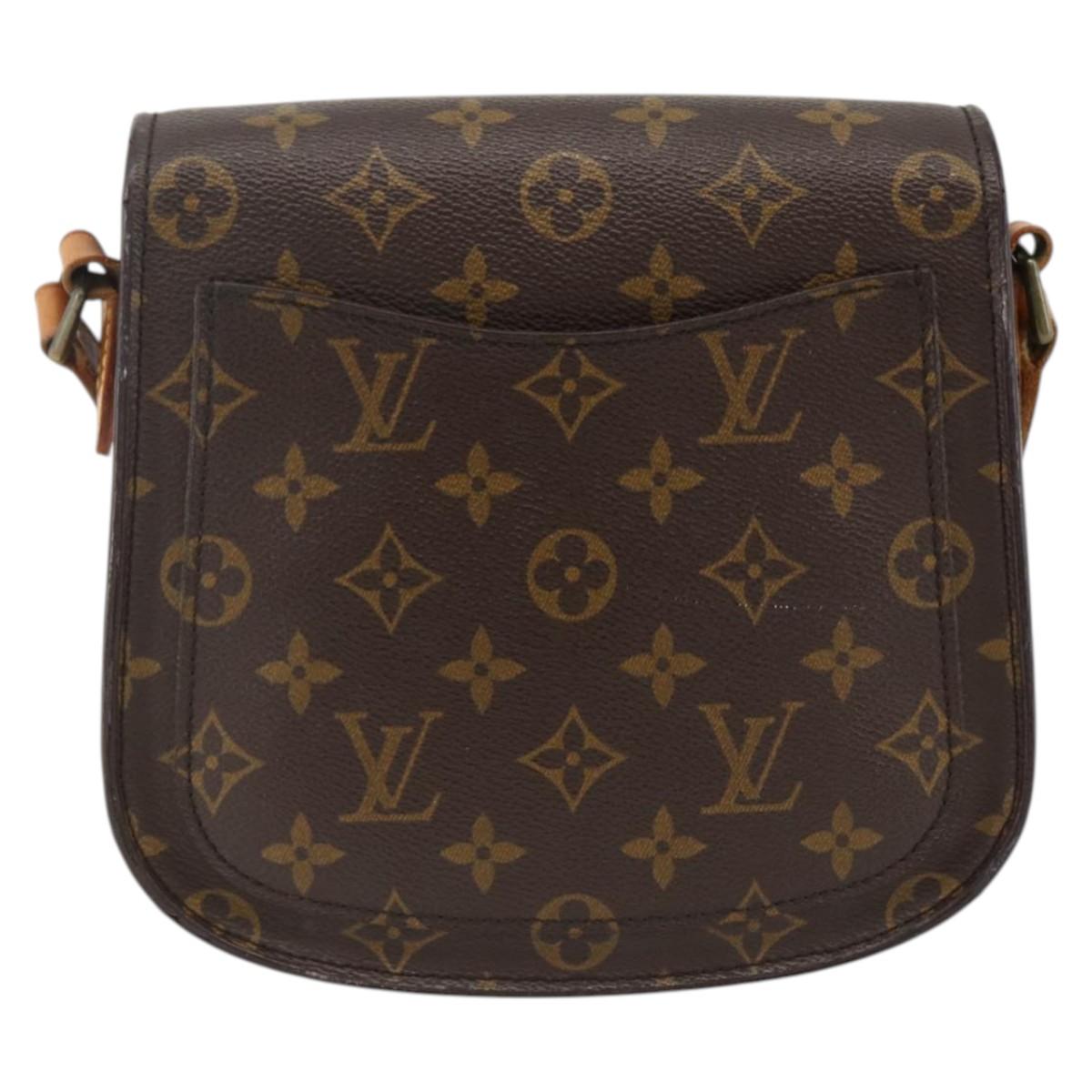 LOUIS VUITTON Monogram Saint Cloud MM Shoulder Bag M51243 LV Auth LNZ519