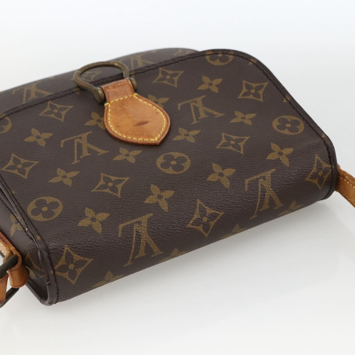 LOUIS VUITTON Monogram Saint Cloud MM Shoulder Bag M51243 LV Auth LNZ519