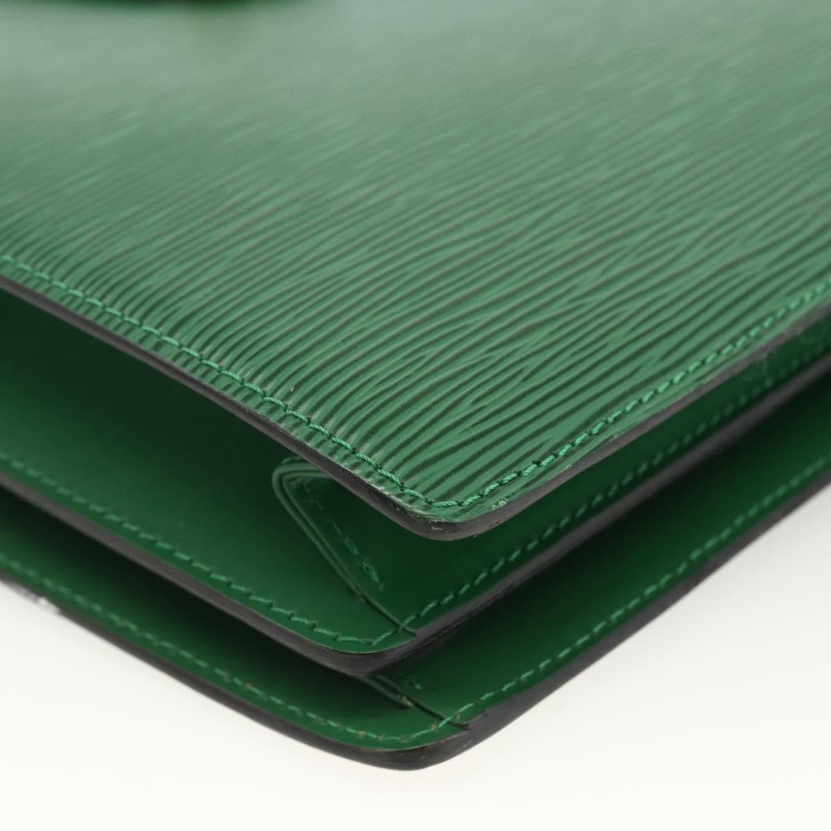 LOUIS VUITTON Epi Capuchin Shoulder Bag Green M52344 LV Auth LNZ522