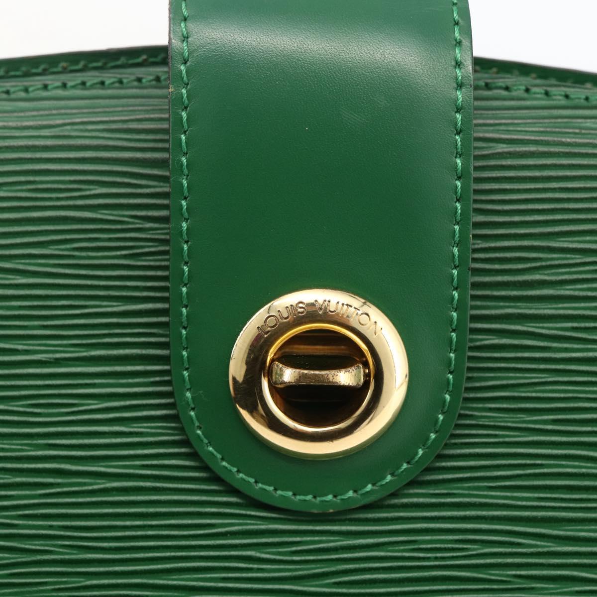 LOUIS VUITTON Epi Capuchin Shoulder Bag Green M52344 LV Auth LNZ522