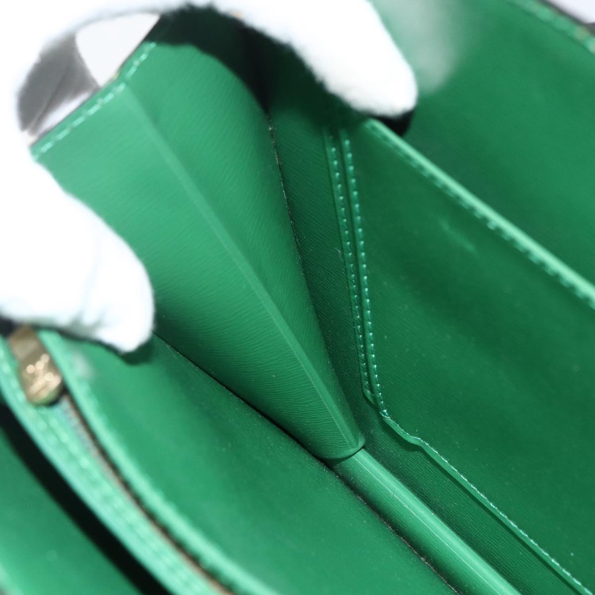 LOUIS VUITTON Epi Capuchin Shoulder Bag Green M52344 LV Auth LNZ522