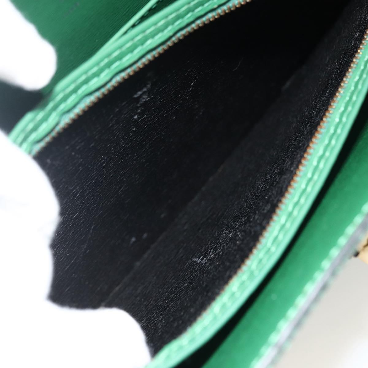 LOUIS VUITTON Epi Capuchin Shoulder Bag Green M52344 LV Auth LNZ522