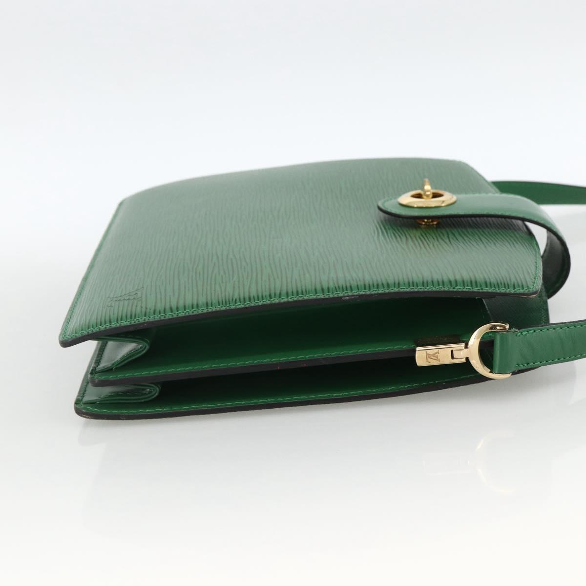 LOUIS VUITTON Epi Capuchin Shoulder Bag Green M52344 LV Auth LNZ522