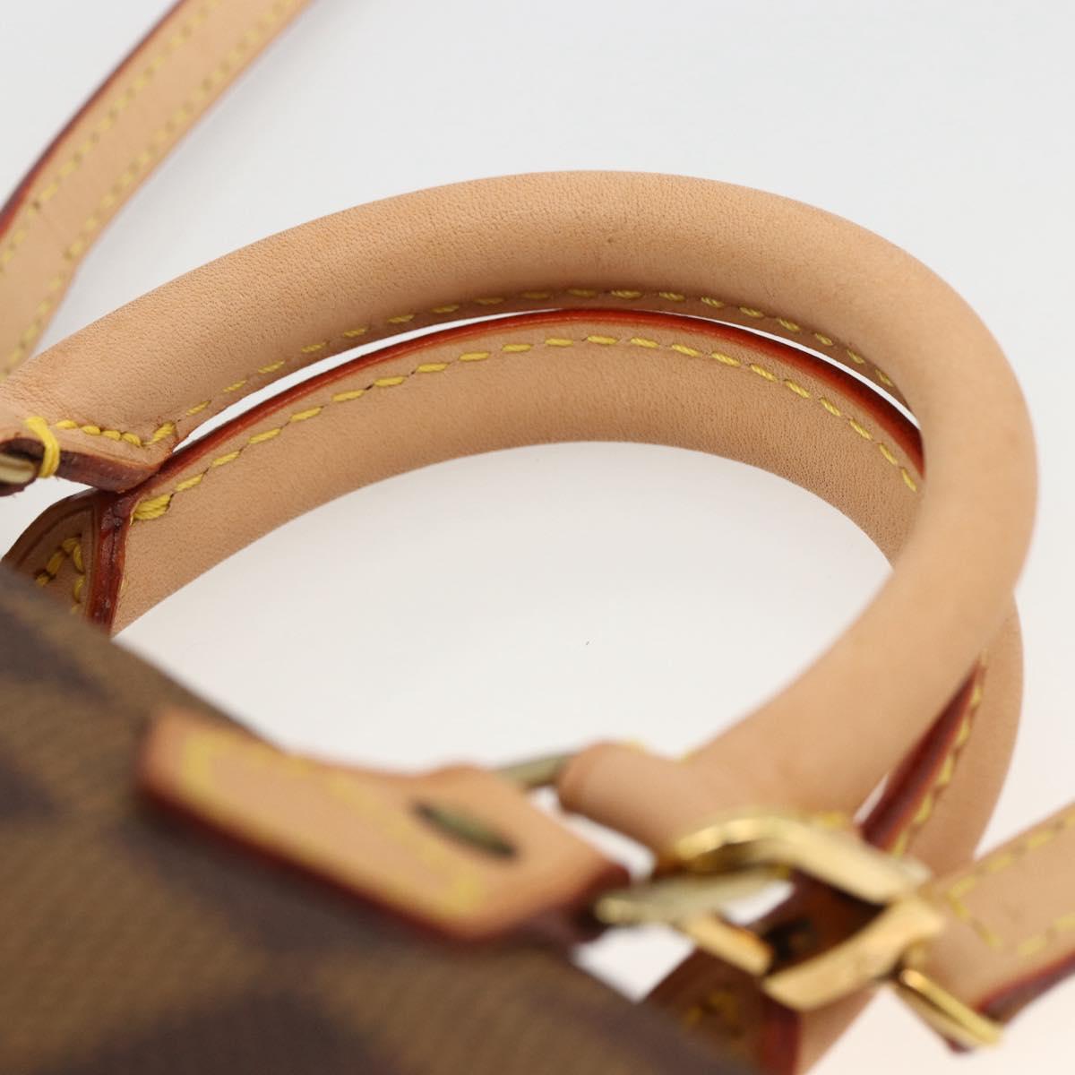 LOUIS VUITTON Damier Ebene Mini Speedy Hand Bag LV Auth LNZ532SM