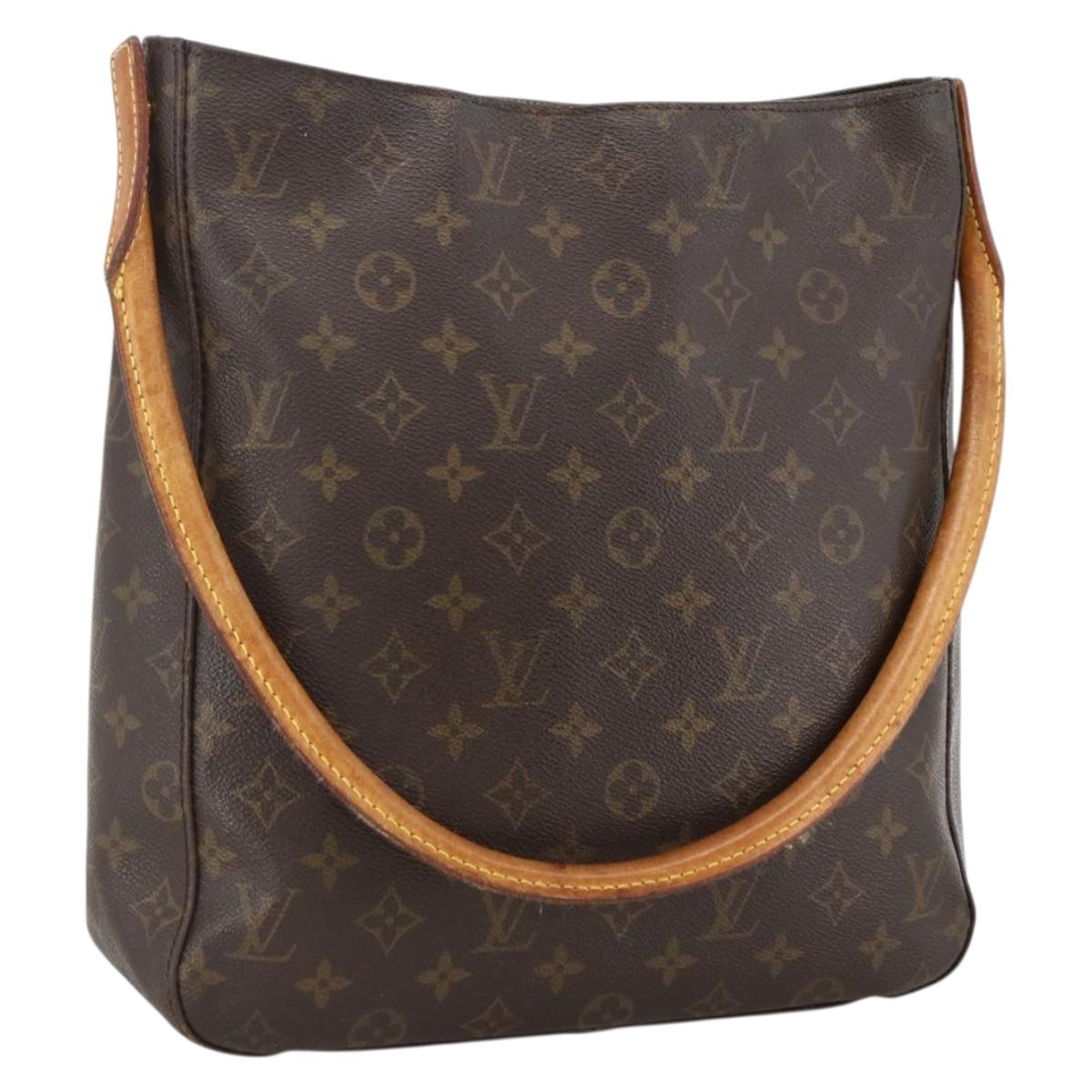 LOUIS VUITTON Monogram Looping GM Shoulder Bag M51145 LV Auth LNZ547