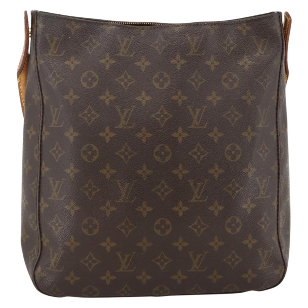 LOUIS VUITTON Monogram Looping GM Shoulder Bag M51145 LV Auth LNZ547