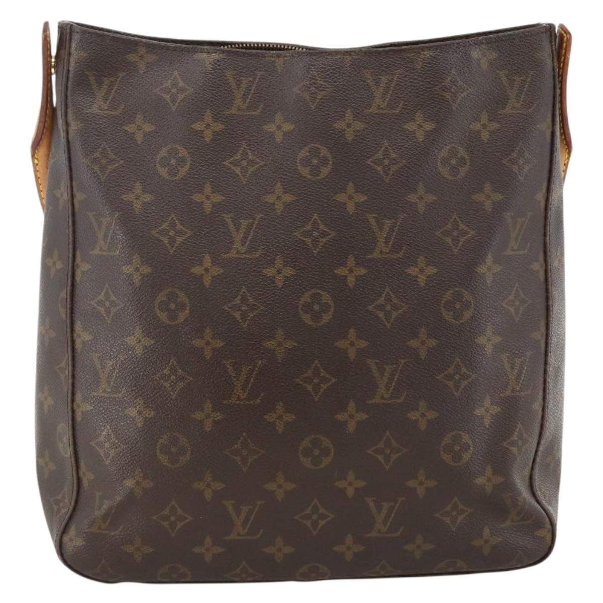 LOUIS VUITTON Monogram Looping GM Shoulder Bag M51145 LV Auth LNZ547