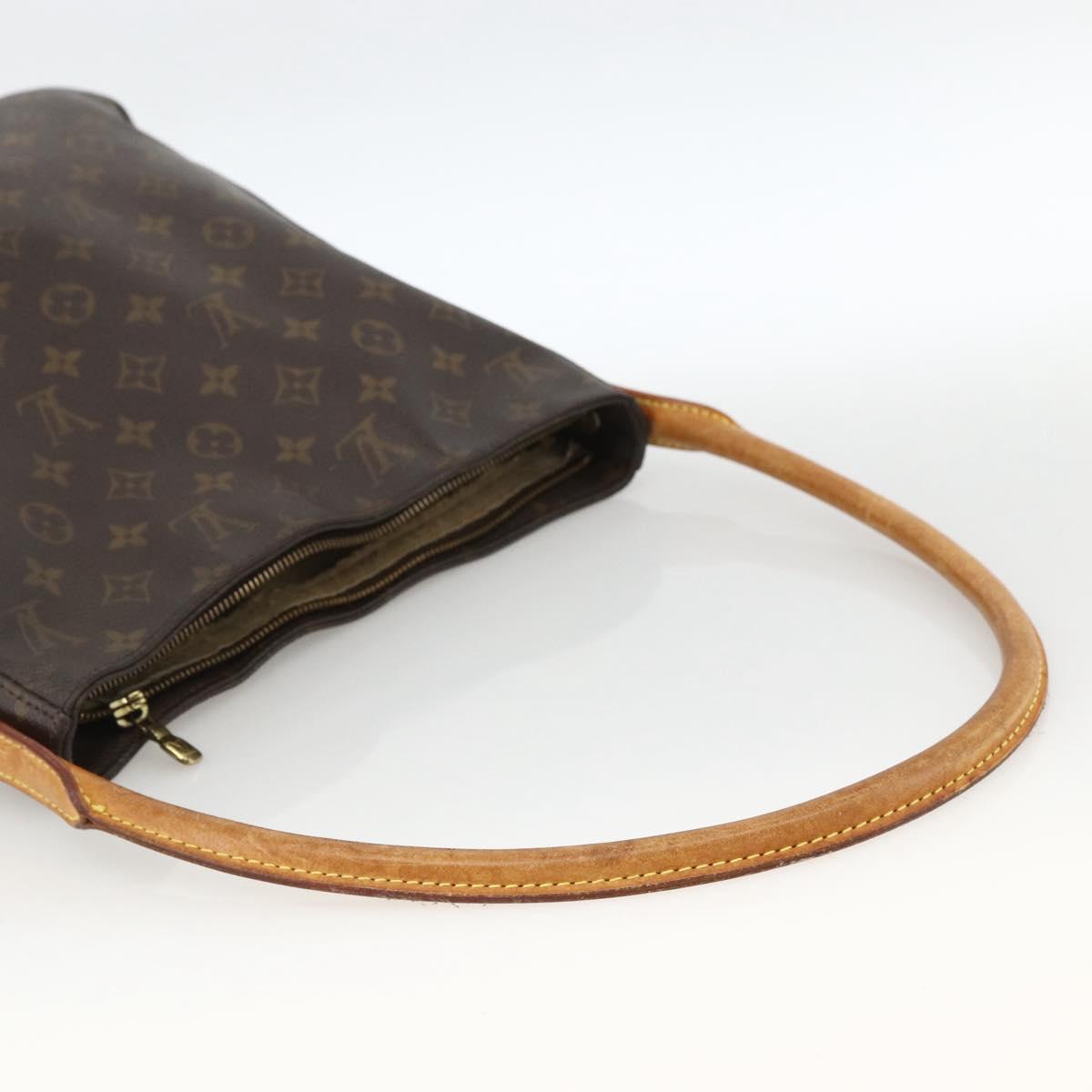 LOUIS VUITTON Monogram Looping GM Shoulder Bag M51145 LV Auth LNZ547