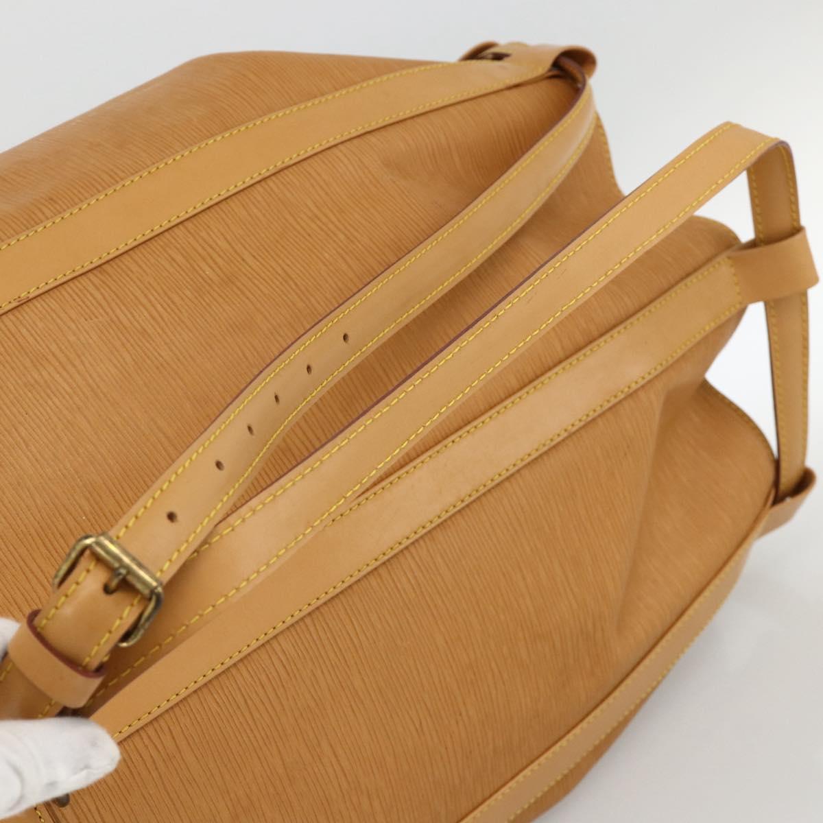 LOUIS VUITTON Epi Randonnee GM Shoulder Bag Beige LV Auth LNZ548