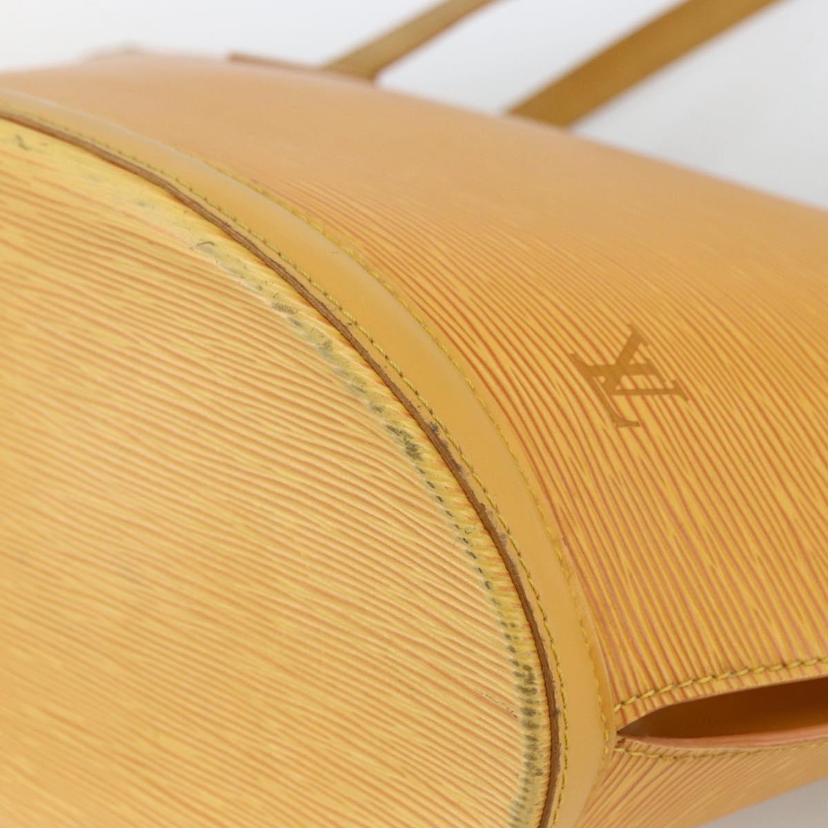 LOUIS VUITTON Epi Saint Jacques Shopping Shoulder Bag Yellow M52269 Auth LNZ549